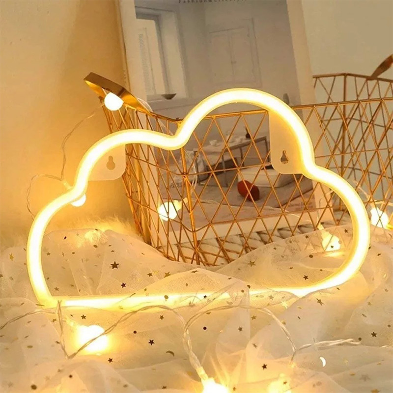 led clouds holiday decorations neon 6