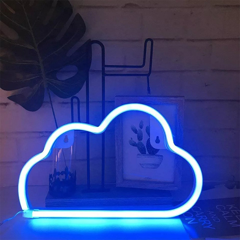 led clouds holiday decorations neon 7