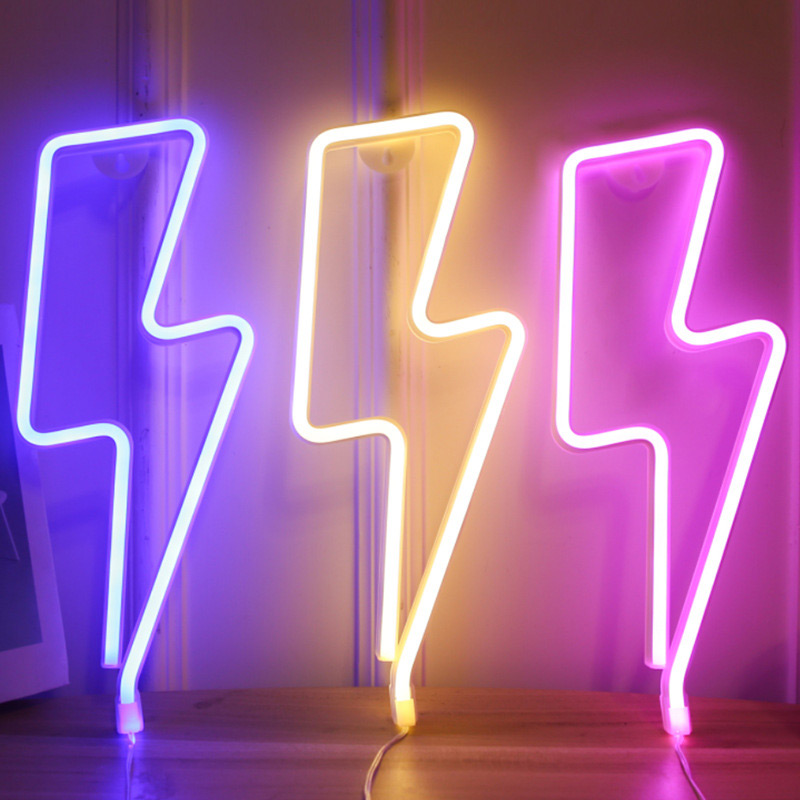 led lightning decorated with neon lights 7