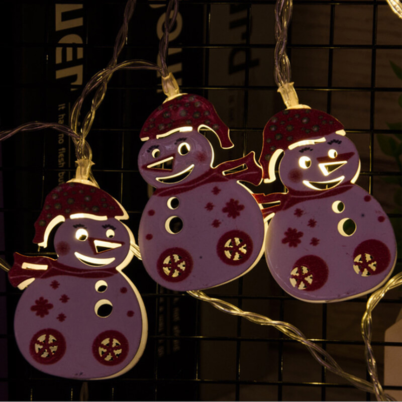 MDLP0003-Led Metal Christmas Snowman Декоративные световые струны