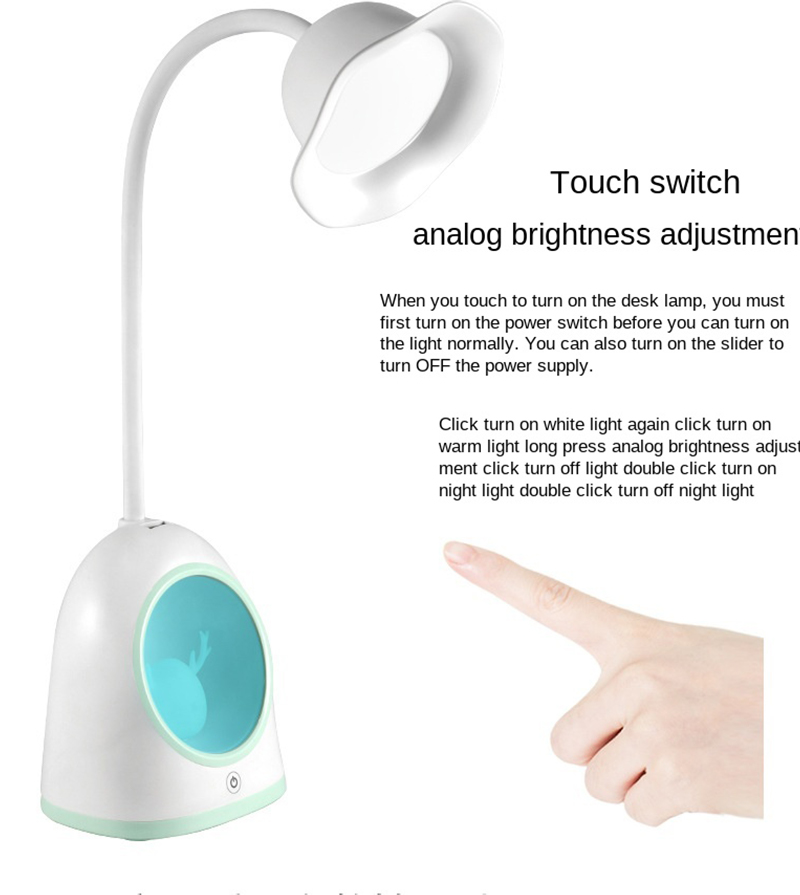 led multi function touch usb charging seven color desk lamp 8