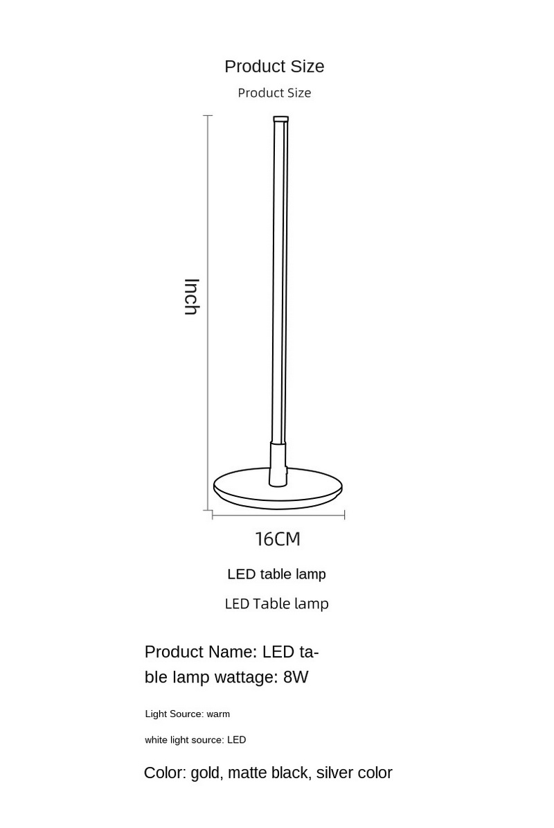led simple line desk lamp 7