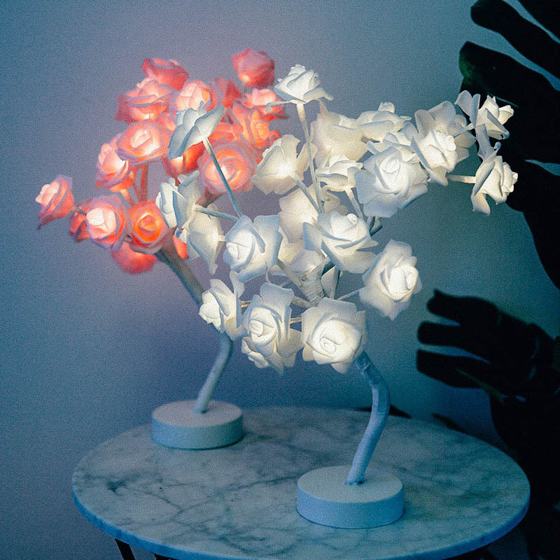 MDOL1003-Led Simulation Rose Ins Декоративная лампа