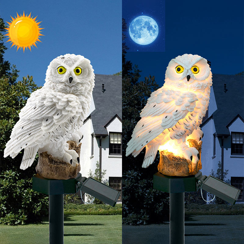 MDOL0003-Led Solar Powered Owl наружный садовый светильник