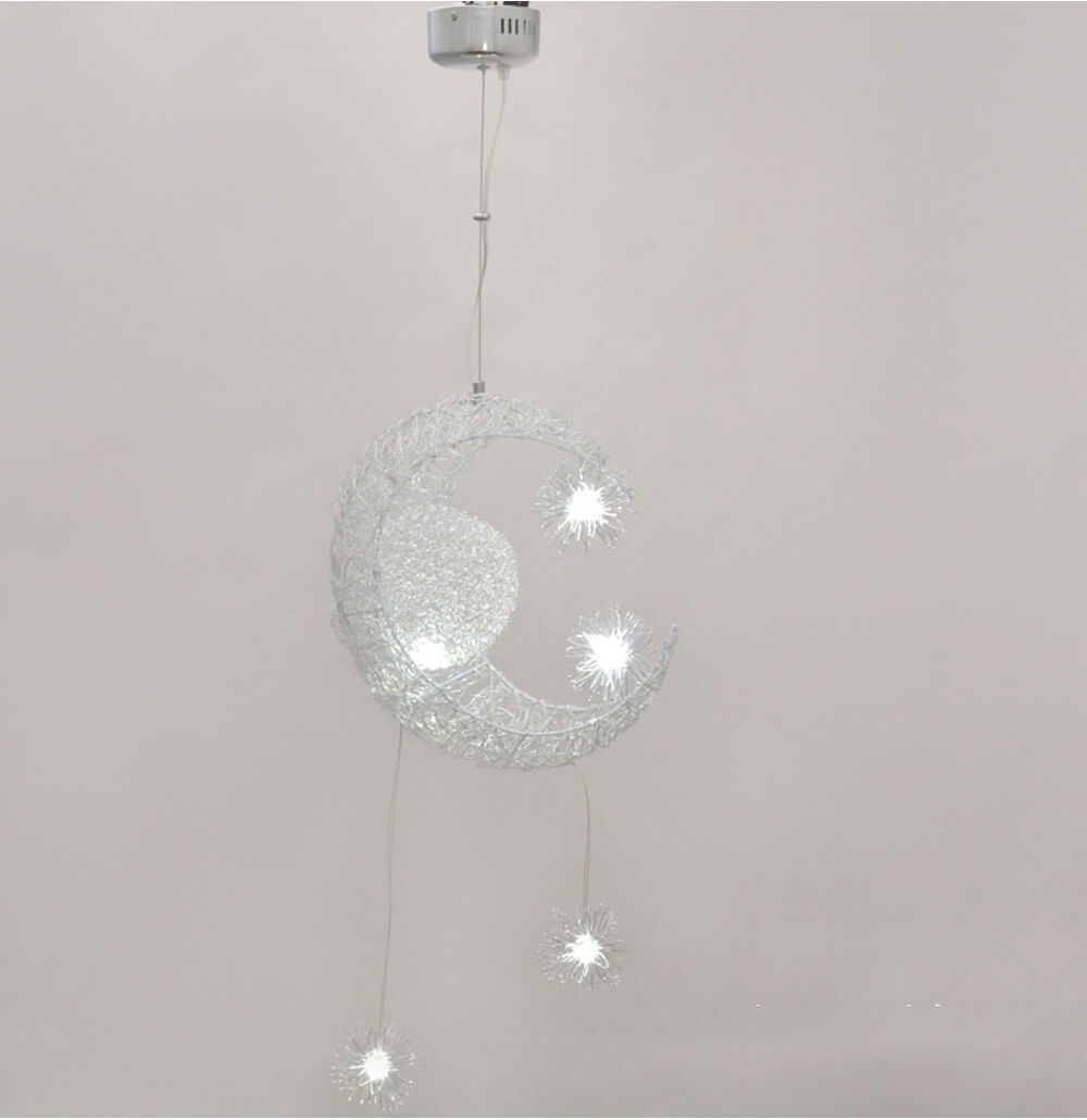 Led Stars And Moon Creative Decorative Lamp Posts6