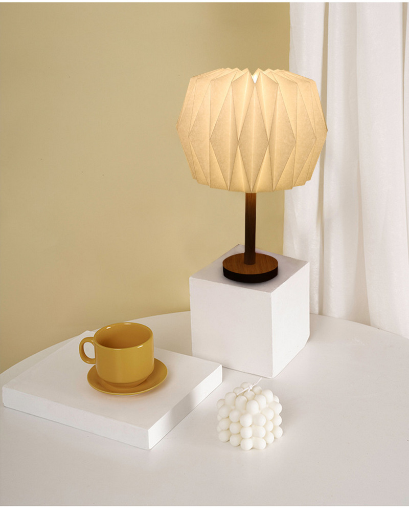 origami lantern diy craft desk lamp 7